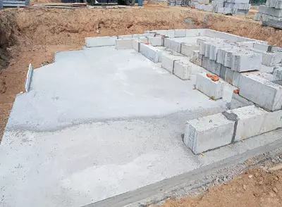 Costruire da cemento in schiuma