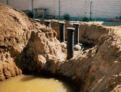 نظام معالجة مياه الصرف الصحي المنزلية