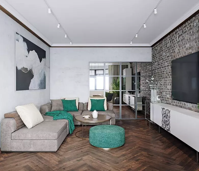 Interiør med brunt gulv: Velg en dekorasjonspalett som designere 1400_95