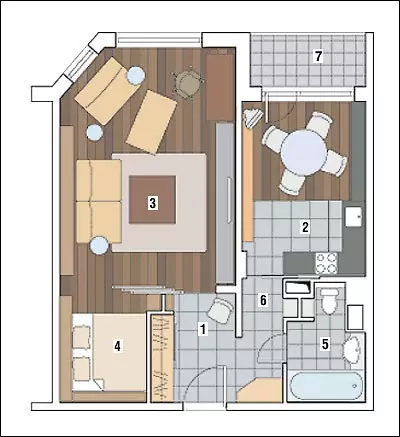 Двустаен апартамент в къщата на серията P55M 14034_27