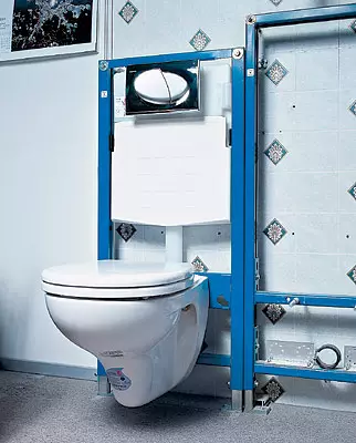 Sistemas de instalação do banheiro.