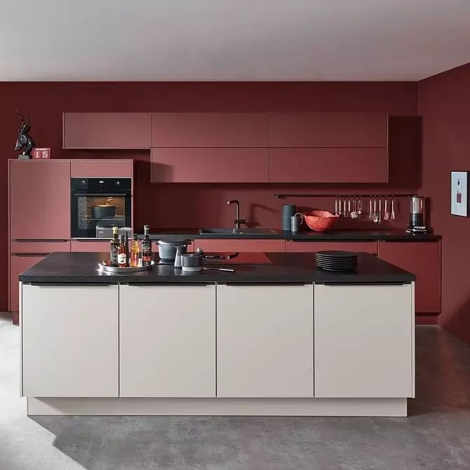 Cesur için iç: 70 Black and Red Kitchens fotoğrafları 1441_111