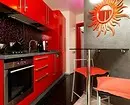 Sisustus Brave: 70 kuvaa mustasta ja punaisesta keittiöstä 1441_118