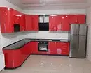 Interni per Brave: 70 foto di cucine nere e rosse 1441_120