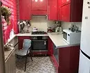 Ինտերիեր քաջ. Սեւ եւ կարմիր խոհանոցների 70 լուսանկար 1441_130