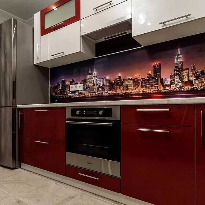 Interior for brave: 70 photos of black and red kitchens 1441_139