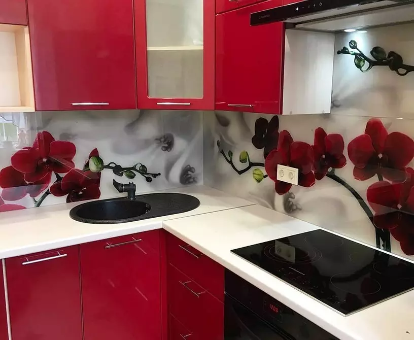 Interior per a valent: 70 fotos de cuines negres i vermelles 1441_141