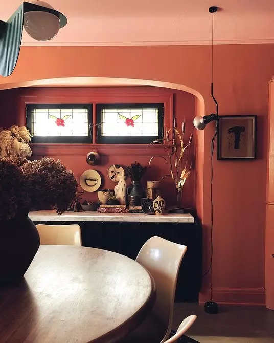 Interieur voor dapper: 70 foto's van zwarte en rode keukens 1441_22