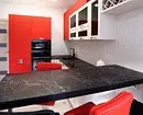 Interjers Brave: 70 fotogrāfijas melnās un sarkanās virtuvēs 1441_39