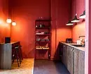 Interieur voor dapper: 70 foto's van zwarte en rode keukens 1441_7