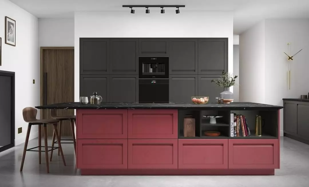 Cesur için iç: 70 Black and Red Kitchens fotoğrafları 1441_72