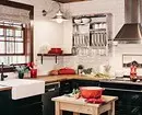 Innenraum für tapfer: 70 Fotos von schwarzen und roten Küchen 1441_95