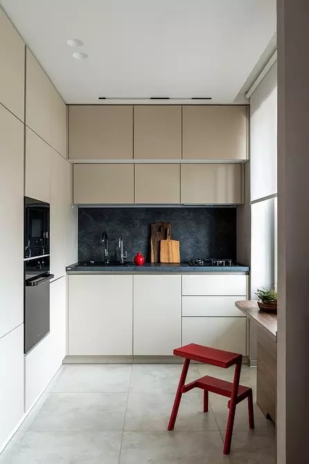 Interior modern saka apartemen kamar turu cilik ing omah khas 1452_21