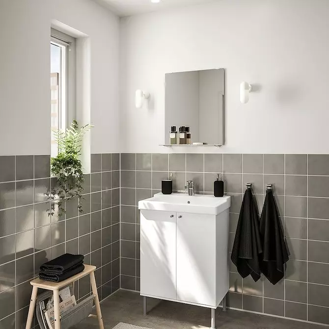 Hoe om 'n begroting badkamer met IKEA te reël: 12 produkte wat sal help 1454_12