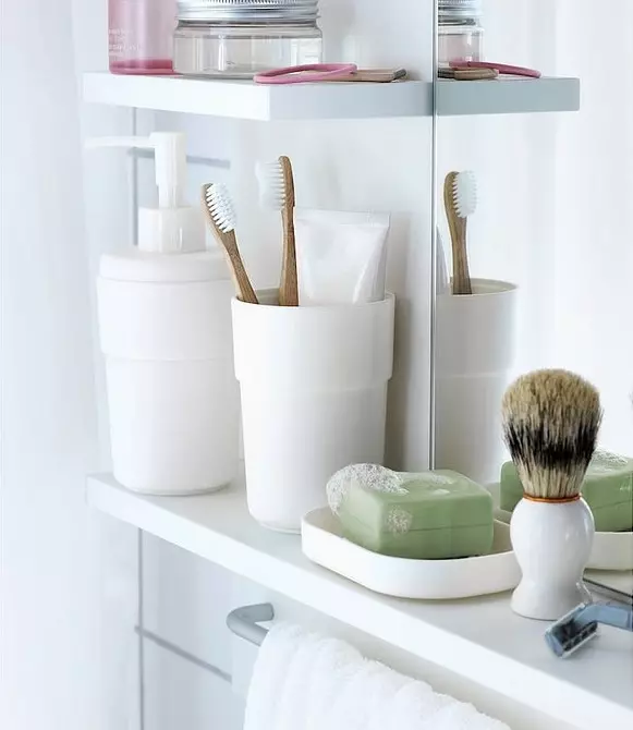 Kaip pasirūpinti biudžeto vonios kambarys su IKEA: 12 produktų, kurie padės 1454_23