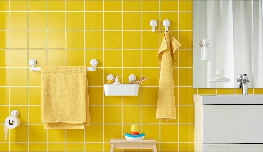 Sådan arrangerer du et budget badeværelse med IKEA: 12 produkter, der vil hjælpe 1454_33