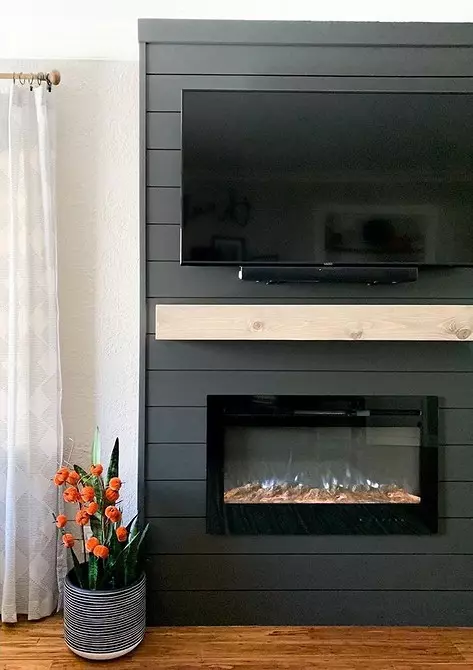 Giunsa ang pagsulod sa usa ka electric fireplace sa sulod aron kini nahimo nga matahum ug husto 1463_114