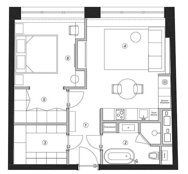 7 apartemen untuk disewa, yang membuat desainer (Anda pasti ingin tinggal di sini) 1467_82