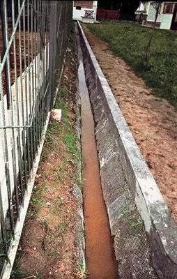 Moderno sistema di drenaggio