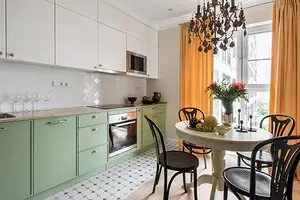Apartemen apartemen ing gaya klasik kanggo ibu lan putri 1488_1