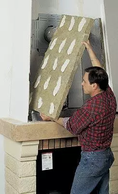 Installation of the fireplace