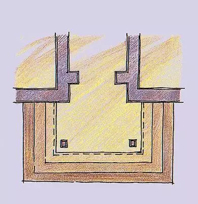 گره ورودی یک ساختمان مسکونی