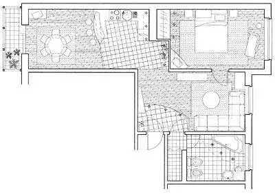 Apartment mit 2 Schlafzimmern im Haus der 121er Serie