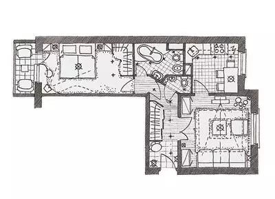 P-46 serisinin evindeki metamorfoz daireleri