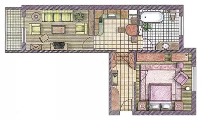 Metamorfosis lägenheter i huset i P-46-serien