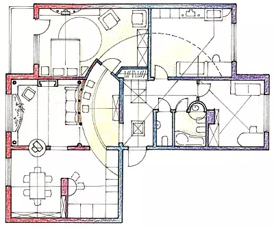 Color in square: several design projects