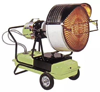Mobile air heaters.
