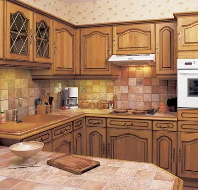 厨房面向瓷砖