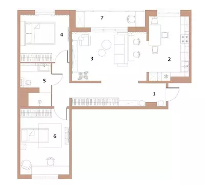 Intérieur de l'appartement dans une maison de panel à Minsk 1550_27