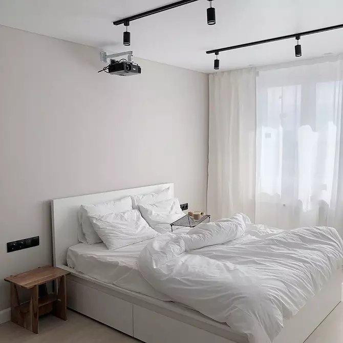 아늑하고 기능적인 인테리어 침실을 만드는 데이케아에서 10 명의 침대 1555_101