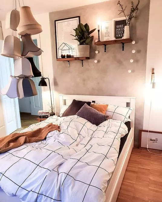 10 kama mula sa IKEA upang lumikha ng isang maginhawang at functional interior bedroom 1555_125