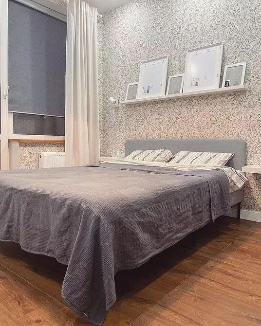 아늑하고 기능적인 인테리어 침실을 만드는 데이케아에서 10 명의 침대 1555_135