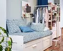 Rahat ve işlevsel bir iç yatak odası oluşturmak için IKEA'dan 10 yatak 1555_8