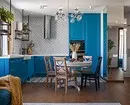 5 designer kitchens na may IKEA Furniture. 15584_21