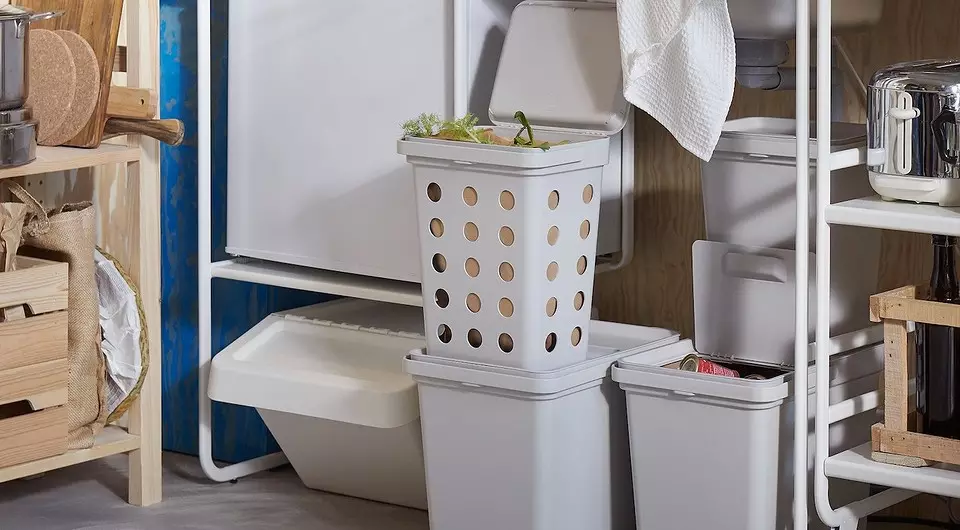 Gdzie zorganizować domową kolekcję śmieci: 12 odpowiednich miejsc w mieszkaniu