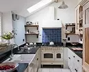 Σχεδιασμός κουζίνας με στήλη αερίου (25 φωτογραφίες) 16540_5