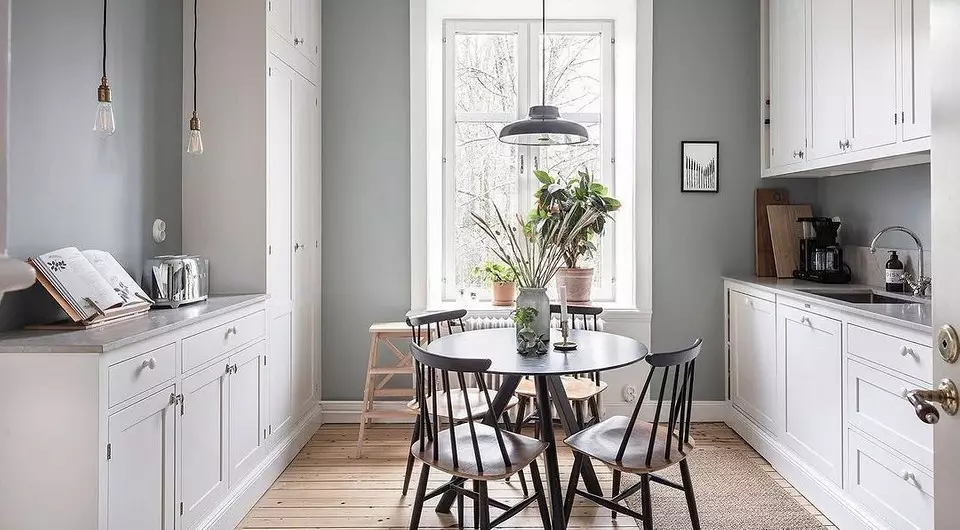 6 standing ideas from the interiors of Scandinavian kitchens (functionally and beautiful)