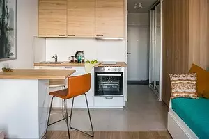 Wir dekorieren die Küche in der Wohnung - Studio (50 Fotos) 16642_1