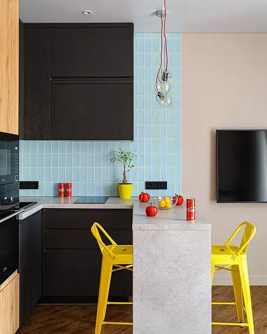 Wir dekorieren die Küche in der Wohnung - Studio (50 Fotos) 16642_43