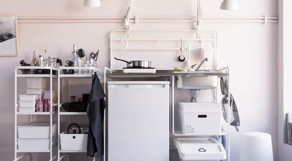 5 Nyttige ideer for å sette opp kjøkkenkrok i en flyttbar leilighet 16643_25