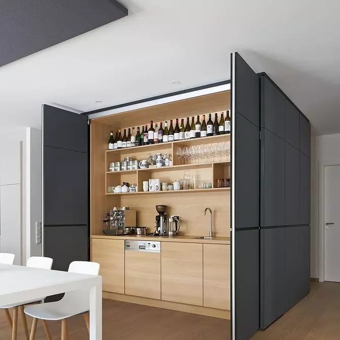 5 Nyttige ideer for å sette opp kjøkkenkrok i en flyttbar leilighet 16643_40