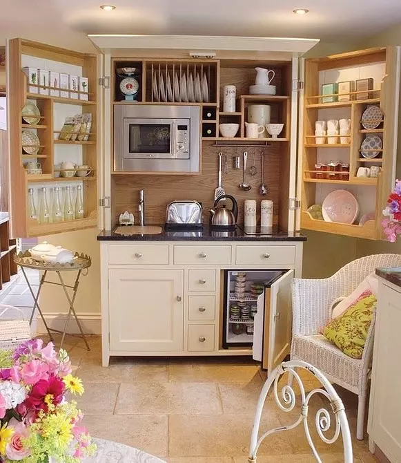 5 Nyttige ideer for å sette opp kjøkkenkrok i en flyttbar leilighet 16643_43