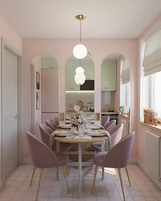 12 cuisines with an area of ​​only 5 square meters. m who will surprise the thoughtful design 1683_67