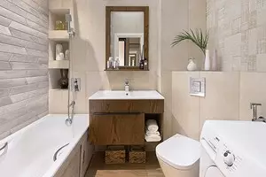 小さな浴室を視覚的に増やしたい人のための6つのヒント 1691_1