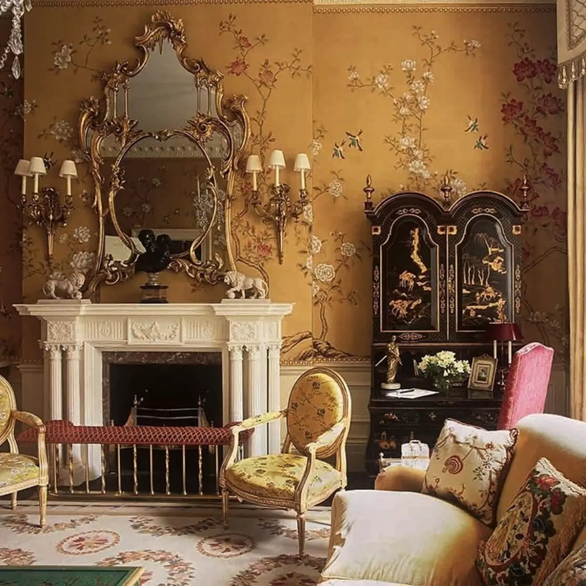 Royal Luxury: Ampire Style a l'interior (50 fotos) 1694_102