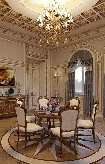 Royal Luxury: Ampire Style a l'interior (50 fotos) 1694_15